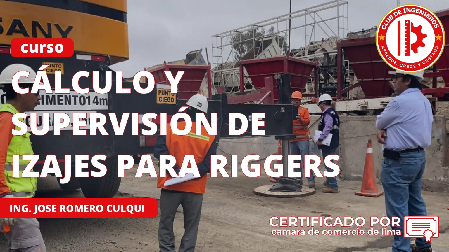 Cálculo y Supervisión de Izajes para Riggers