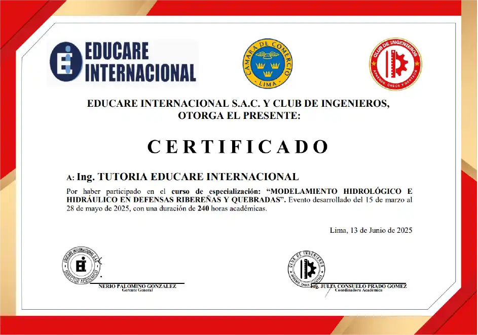 Certificado del Curso